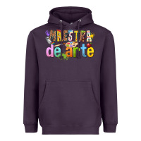 Plum maestra de arte Heavyweight Hoodie - texasbilliewilder
