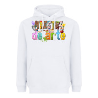 White maestra de arte Heavyweight Hoodie - texasbilliewilder