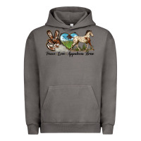 Pigment Tornado peace love appaloosa horse Urban Hoodie - LillyAllenDesigns