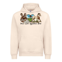 Sandshell peace love appaloosa horse Urban Hoodie - LillyAllenDesigns