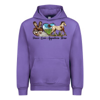 Tulip peace love appaloosa horse Urban Hoodie - LillyAllenDesigns