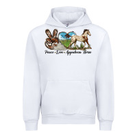 Peace Love Appaloosa Horse Urban Hoodie | Teevron
