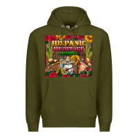 Army Green hispanic heritage month gnomes tumbler Premium Hoodie - BundleAndBundleShop