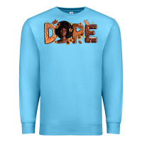 Ocean Blue Dope Melanin Premium Sweatshirt - Zillion Design Studio