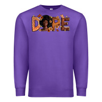Purple Dope Melanin Premium Sweatshirt - Zillion Design Studio
