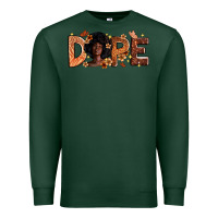 Sports Green Dope Melanin Premium Sweatshirt - Zillion Design Studio