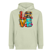 Matcha love school bus Heavyweight Hoodie - texasbilliewilder