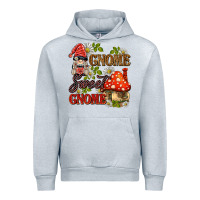 Heather Grey gnome sweet gnome Urban Hoodie - BarkalooDesign