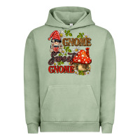 Pigment Oil Green gnome sweet gnome Urban Hoodie - BarkalooDesign
