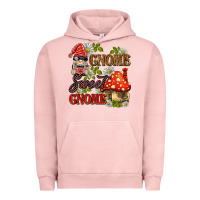 Pigment Salmon gnome sweet gnome Urban Hoodie - BarkalooDesign