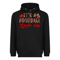 Black it s a football kinda day Heavyweight Hoodie - Zillion Design Studio