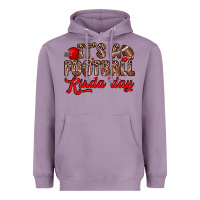 Lavender it s a football kinda day Heavyweight Hoodie - Zillion Design Studio