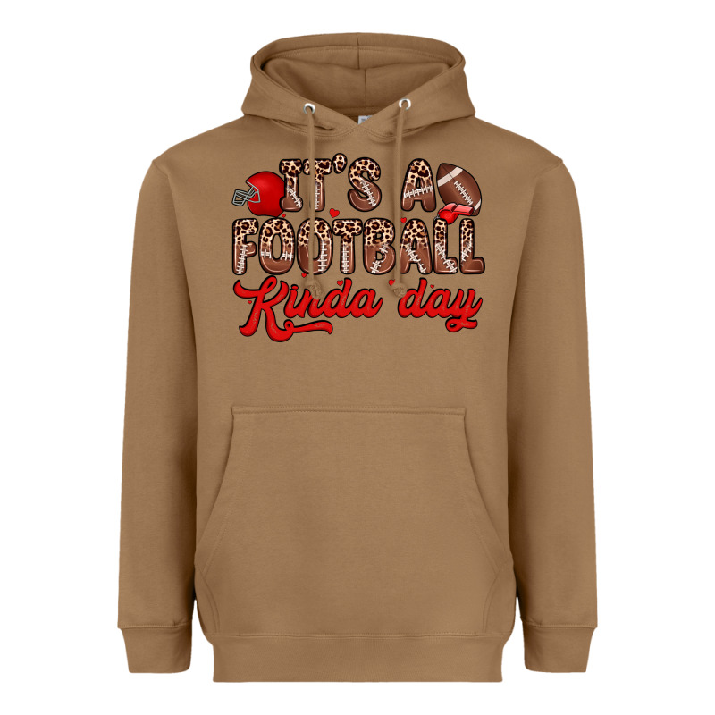 It S A Football Kinda Day Heavyweight Hoodie by Zillion Design Studio | Teevron