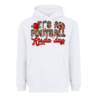 White it s a football kinda day Heavyweight Hoodie - Zillion Design Studio