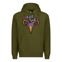 Army Green wild soul Premium Hoodie - JahusDesignShop