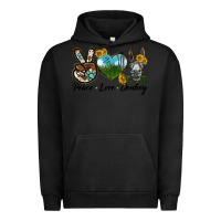Pigment Black Peace Love Donkey Head Urban Hoodie - LillyAllenDesigns