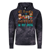 Cloud Black all i need is coffee and my dog Vintage Hoodie - AdoDesignShop
