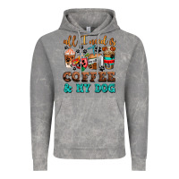 Cloud Rock all i need is coffee and my dog Vintage Hoodie - AdoDesignShop