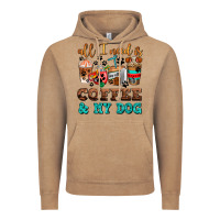 Vintage Coffee all i need is coffee and my dog Vintage Hoodie - AdoDesignShop