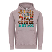 Vintage Zinc all i need is coffee and my dog Vintage Hoodie - AdoDesignShop