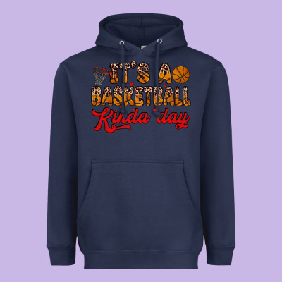 It S A Basketball Kinda Day Heavyweight Hoodie Designed By Zillion Design Studio
