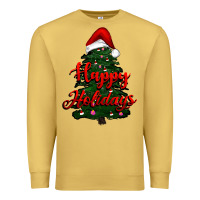 Happy Holidays Christmas Tree Premium Sweatshirt | Teevron