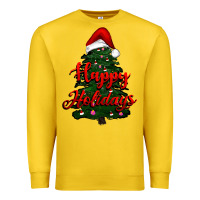 Lemon happy holidays christmas tree Premium Sweatshirt - RanaPortraitStore