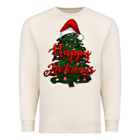 Sandshell happy holidays christmas tree Premium Sweatshirt - RanaPortraitStore