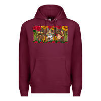 Burgundy hispanic heritage month gnomes tumbler license plate Premium Hoodie - BundleAndBundleShop