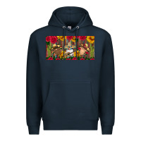 Navy hispanic heritage month gnomes tumbler license plate Premium Hoodie - BundleAndBundleShop