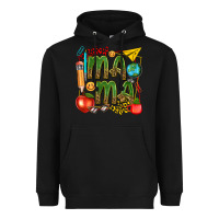 Black mama teacher Heavyweight Hoodie - texasbilliewilder