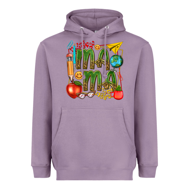 Mama Teacher Heavyweight Hoodie by texasbilliewilder | Teevron