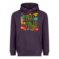 Plum mama teacher Heavyweight Hoodie - texasbilliewilder