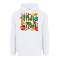 White mama teacher Heavyweight Hoodie - texasbilliewilder