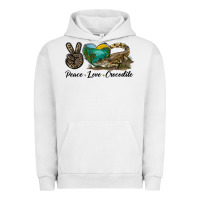 Pigment Lunar Rock Peace Love Crocodile Urban Hoodie - LillyAllenDesigns