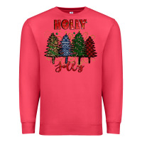 Cardinal holly jolly Christmas trees Premium Sweatshirt - RanaPortraitStore
