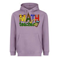 Lavender math teacher Heavyweight Hoodie - texasbilliewilder