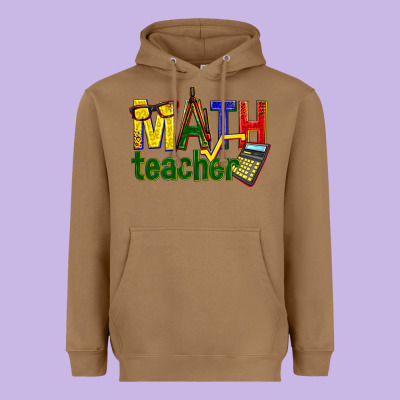 Math Teacher Heavyweight Hoodie Designed By Texasbilliewilder
