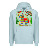 Blue Mist pinata seamless pattern Premium Hoodie - BundleAndBundleShop