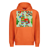 Carrot pinata seamless pattern Premium Hoodie - BundleAndBundleShop