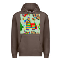 Coffee pinata seamless pattern Premium Hoodie - BundleAndBundleShop