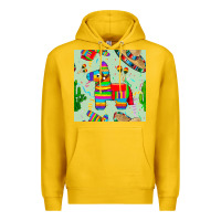 Lemon pinata seamless pattern Premium Hoodie - BundleAndBundleShop