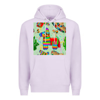 Lilac pinata seamless pattern Premium Hoodie - BundleAndBundleShop