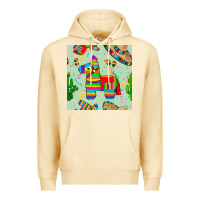 Pina Colada pinata seamless pattern Premium Hoodie - BundleAndBundleShop