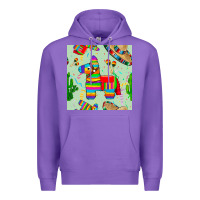 Purple pinata seamless pattern Premium Hoodie - BundleAndBundleShop