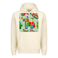 Sandshell pinata seamless pattern Premium Hoodie - BundleAndBundleShop