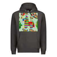 Smoke pinata seamless pattern Premium Hoodie - BundleAndBundleShop