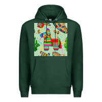 Sports Green pinata seamless pattern Premium Hoodie - BundleAndBundleShop