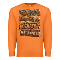 Carrot Educated motivated elevated melanated Premium Sweatshirt - Zillion Design Studio