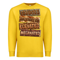 Lemon Educated motivated elevated melanated Premium Sweatshirt - Zillion Design Studio